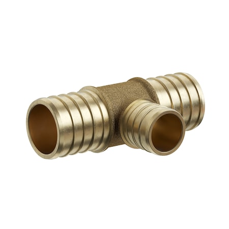 Jones Stephens 1in. x 1in. x 3/4in. F1807 Brass PEX Reducing Tee C76023LF